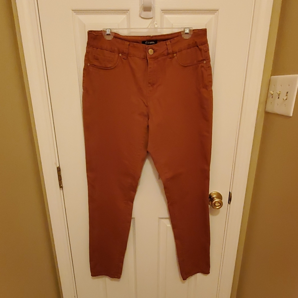 Brown stretch d.jeans